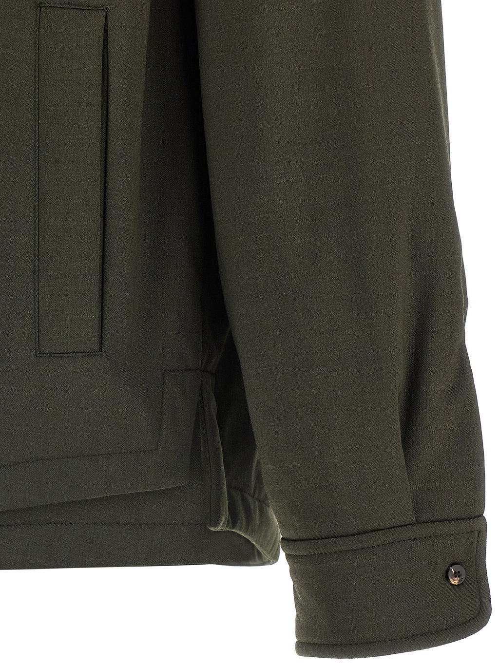 Jacquemus Zweifarbige Jacke aus reiner Schurwolle