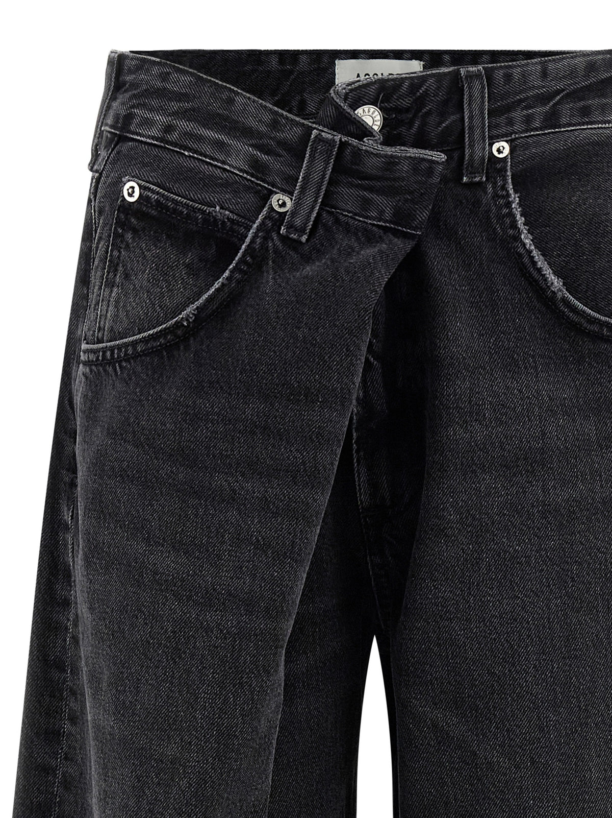 Agolde Schwarze Baumwolljeans Denim
