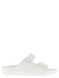 Birkenstock Weiße Synthetik-Slipper