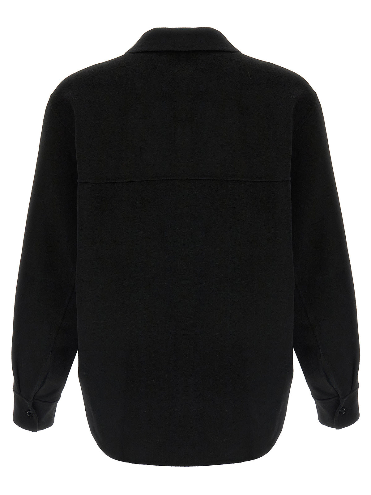 SÉFR Schwarze Wollbluse