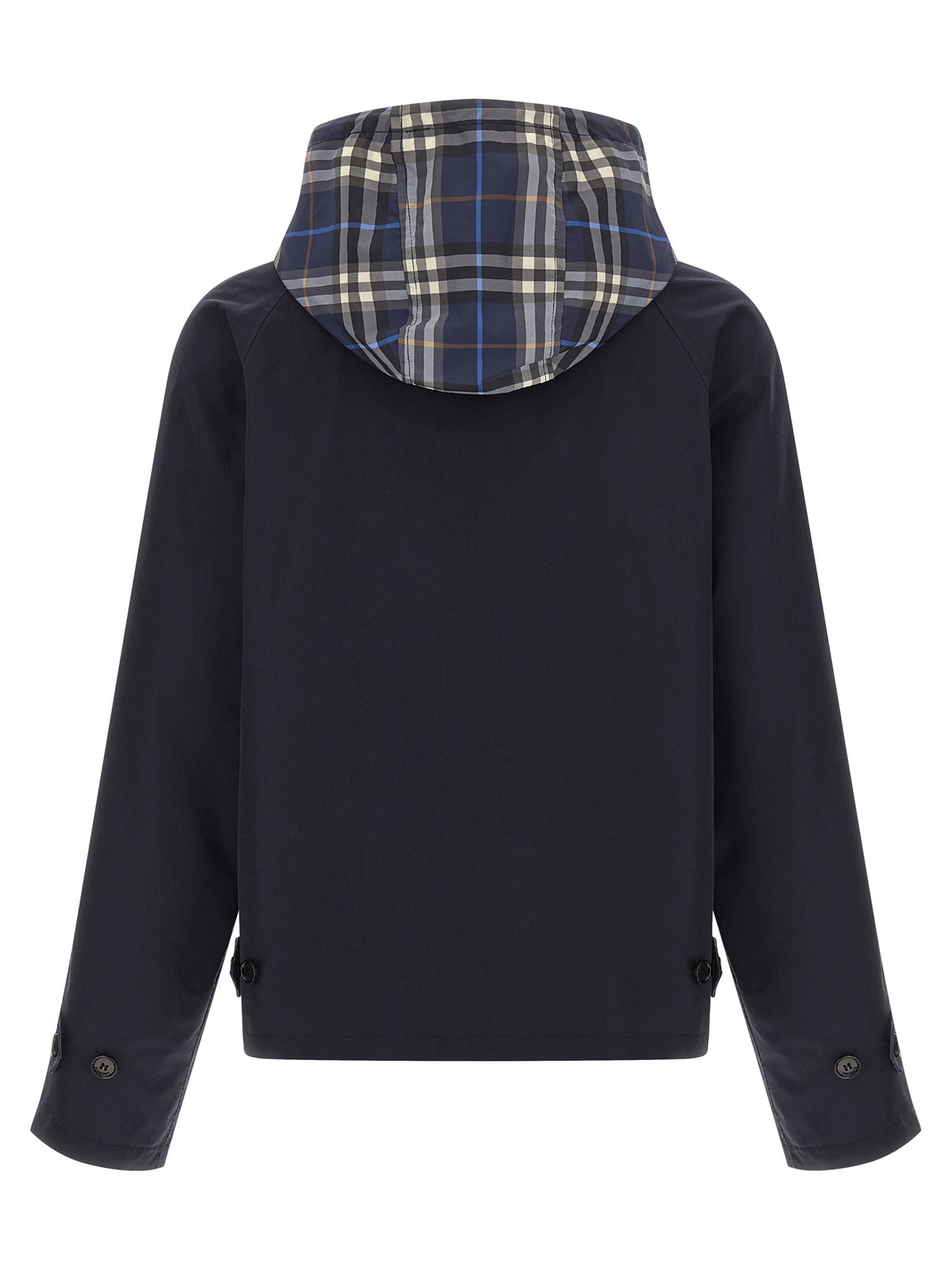 Burberry Blaue Baumwolljacke in voller Länge