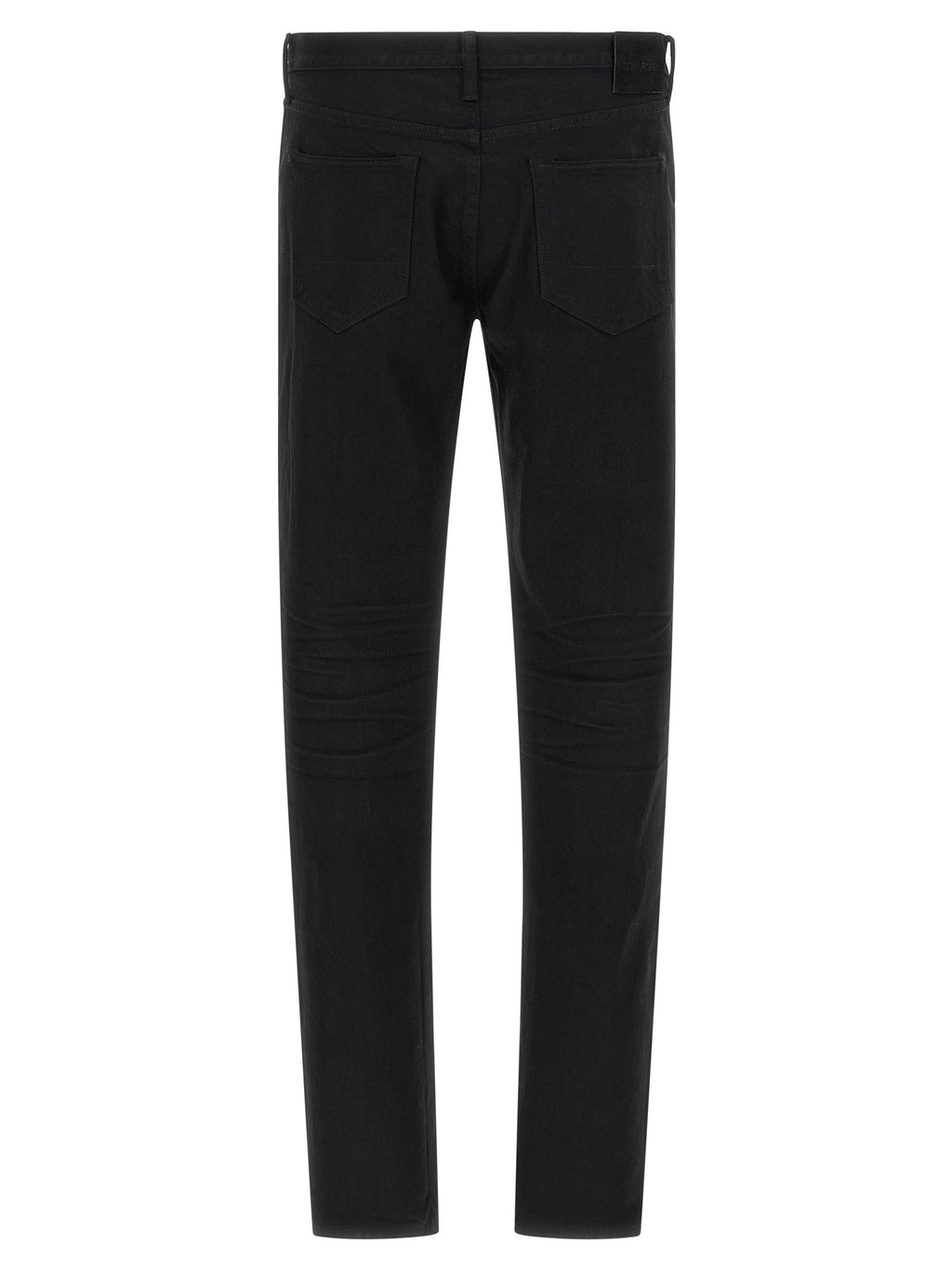 Tom Ford Schwarze Baumwoll-Jeans mit geradem Bein