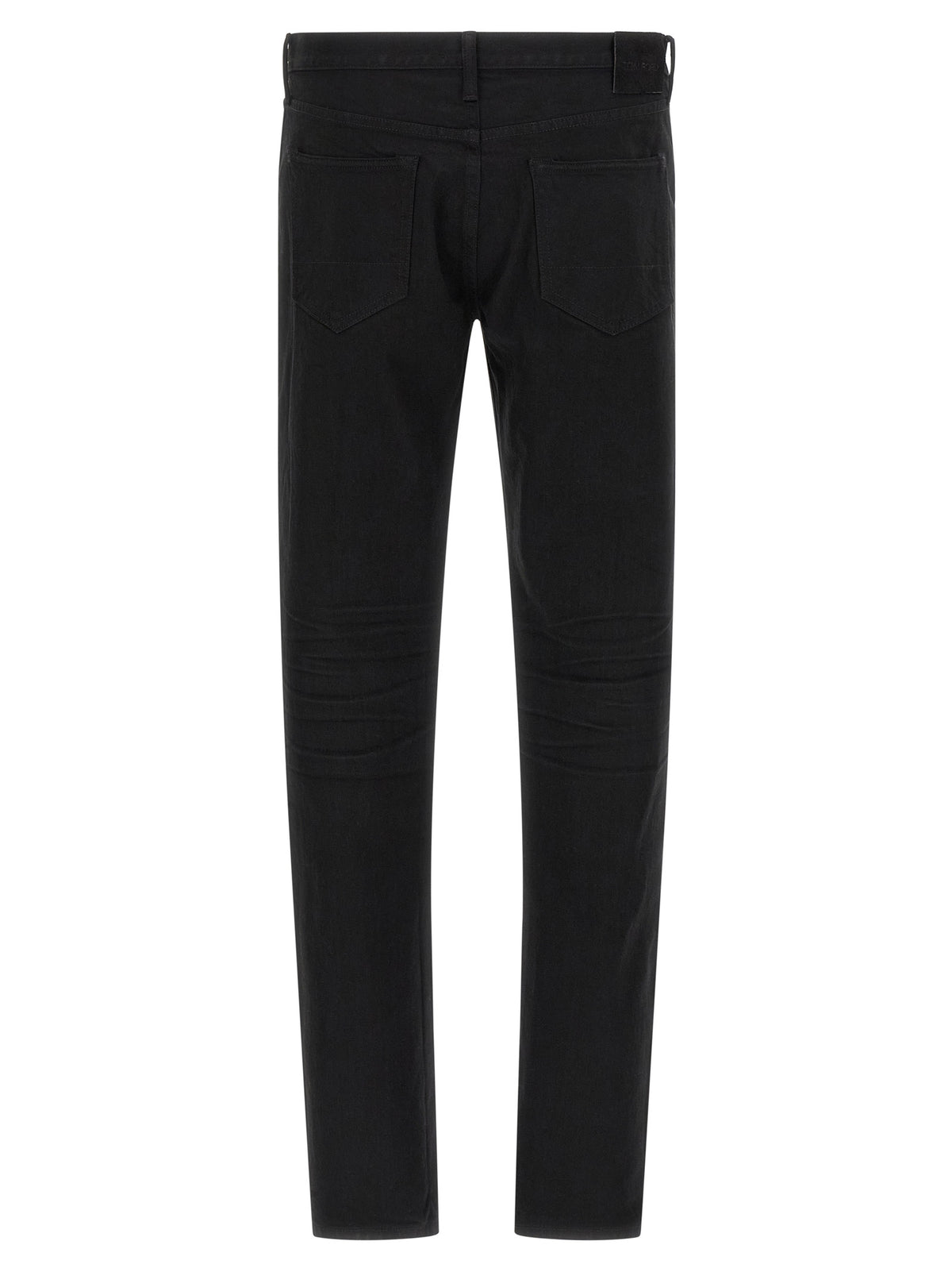 Tom Ford Schwarze Baumwoll-Jeans mit geradem Bein