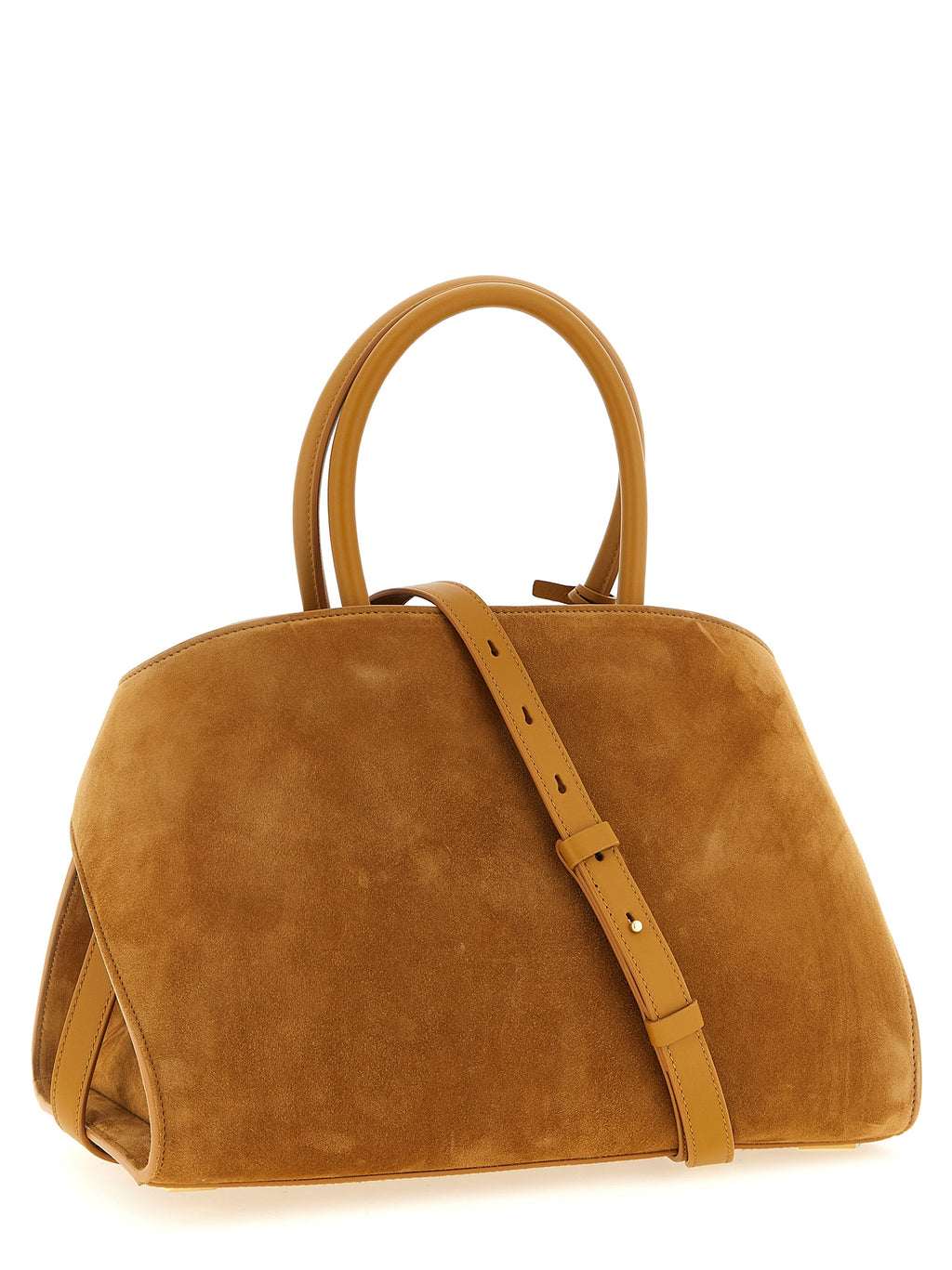 Ferragamo Beige Ziegenleder Handtasche