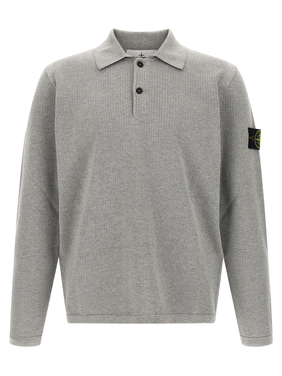 Stone Island Graues Baumwoll-Sweatshirt