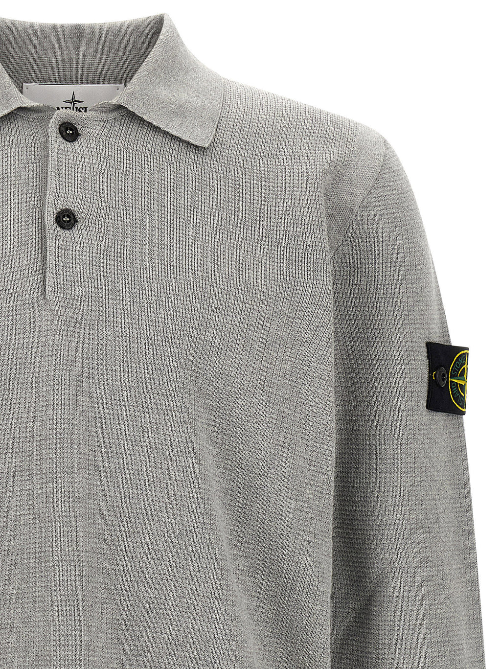 Stone Island Graues Baumwoll-Sweatshirt