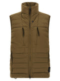 Stone Island Ärmellose Zweifarbige Jacke aus Polyamid