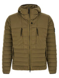 Stone Island Zweifarbige Polyamid-Steppjacke in voller Länge