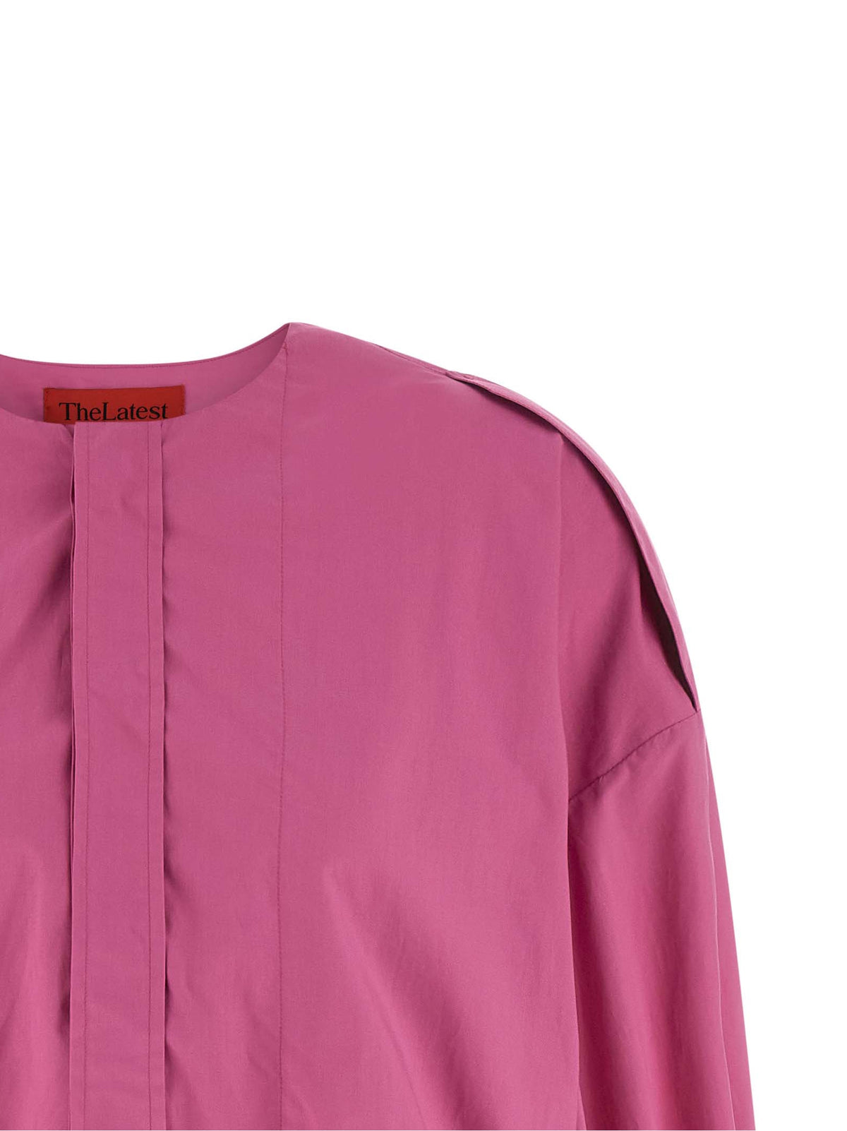THELATEST Fuchsia Baumwollbluse