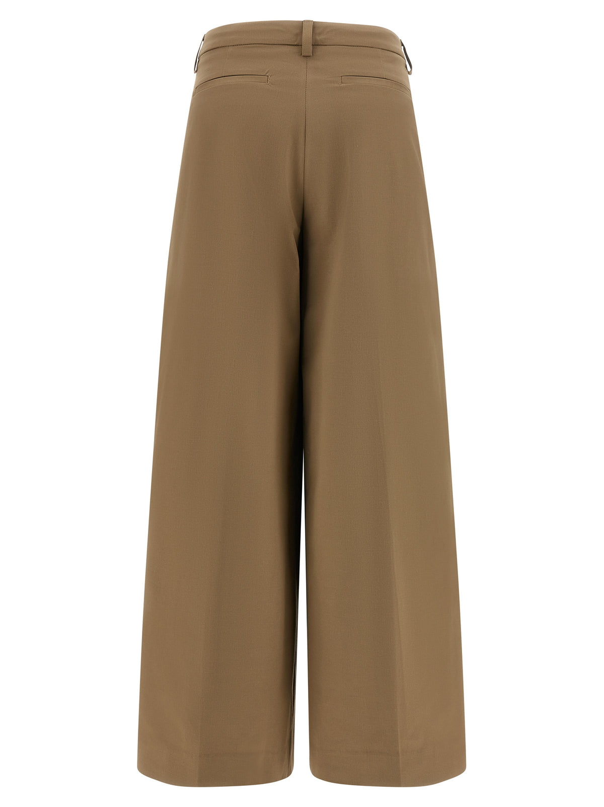 THELATEST Braune Baumwollhose für die Freizeit