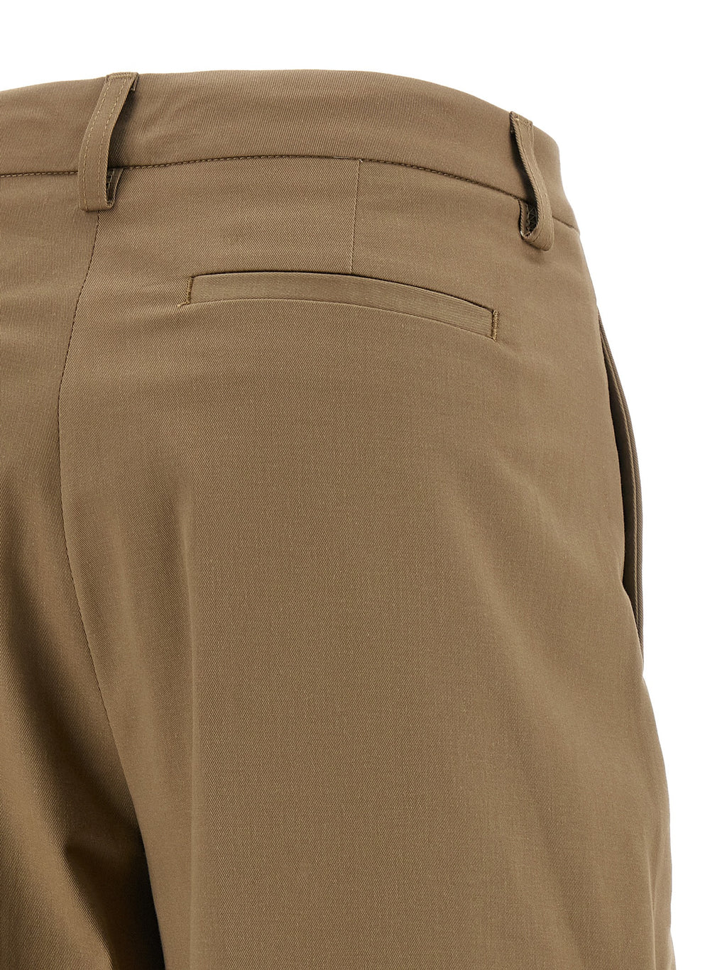 THELATEST Braune Baumwollhose für die Freizeit