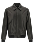 Fendi Schwarze Lammlederjacke