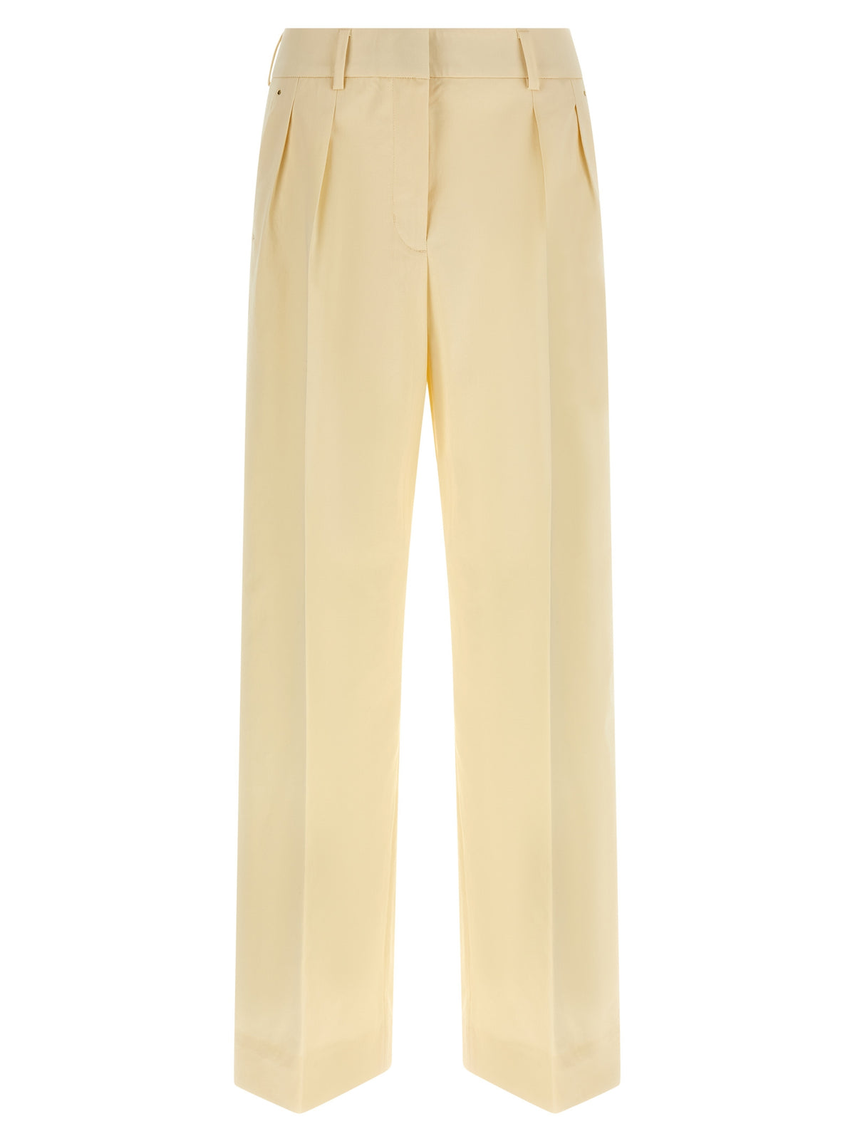 Moncler Beige Baumwoll-Anzughose