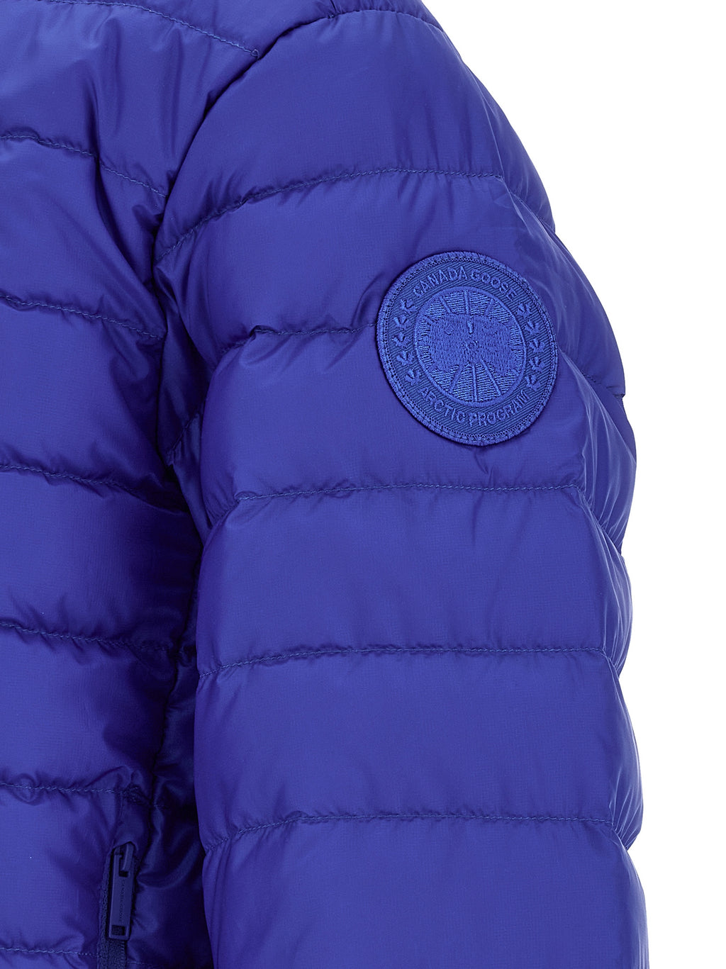 Canada Goose Blaue Polyamid-Jacke in voller Länge