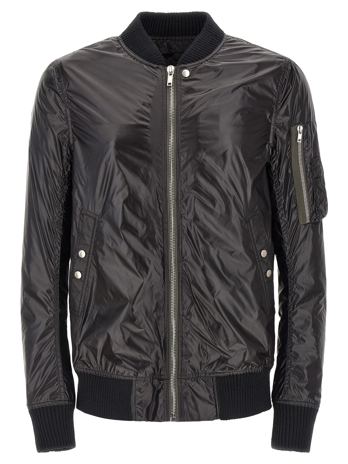 Rick Owens Schwarzer Nylon-Bomber
