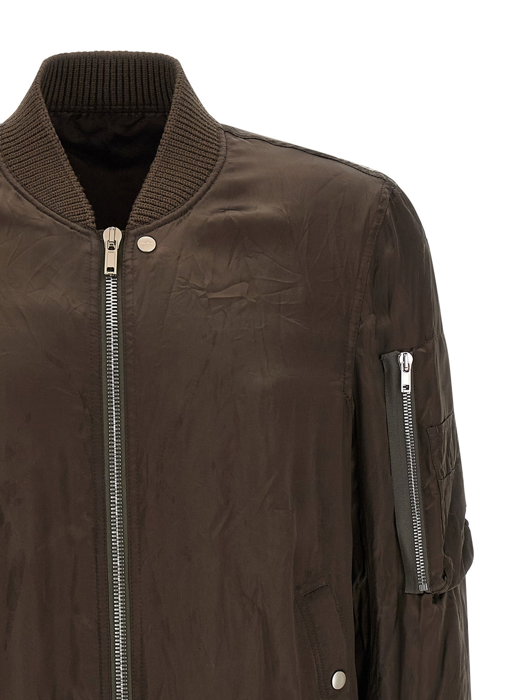 Rick Owens Brauner Kupfer Bomber