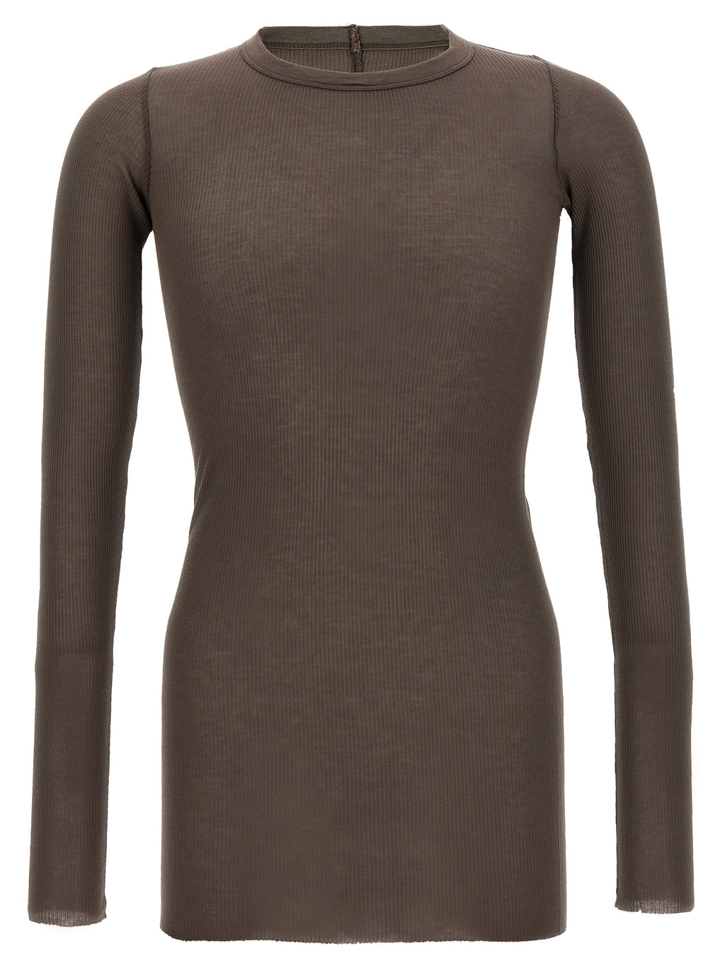 Rick Owens Graues Viskose-T-Shirt