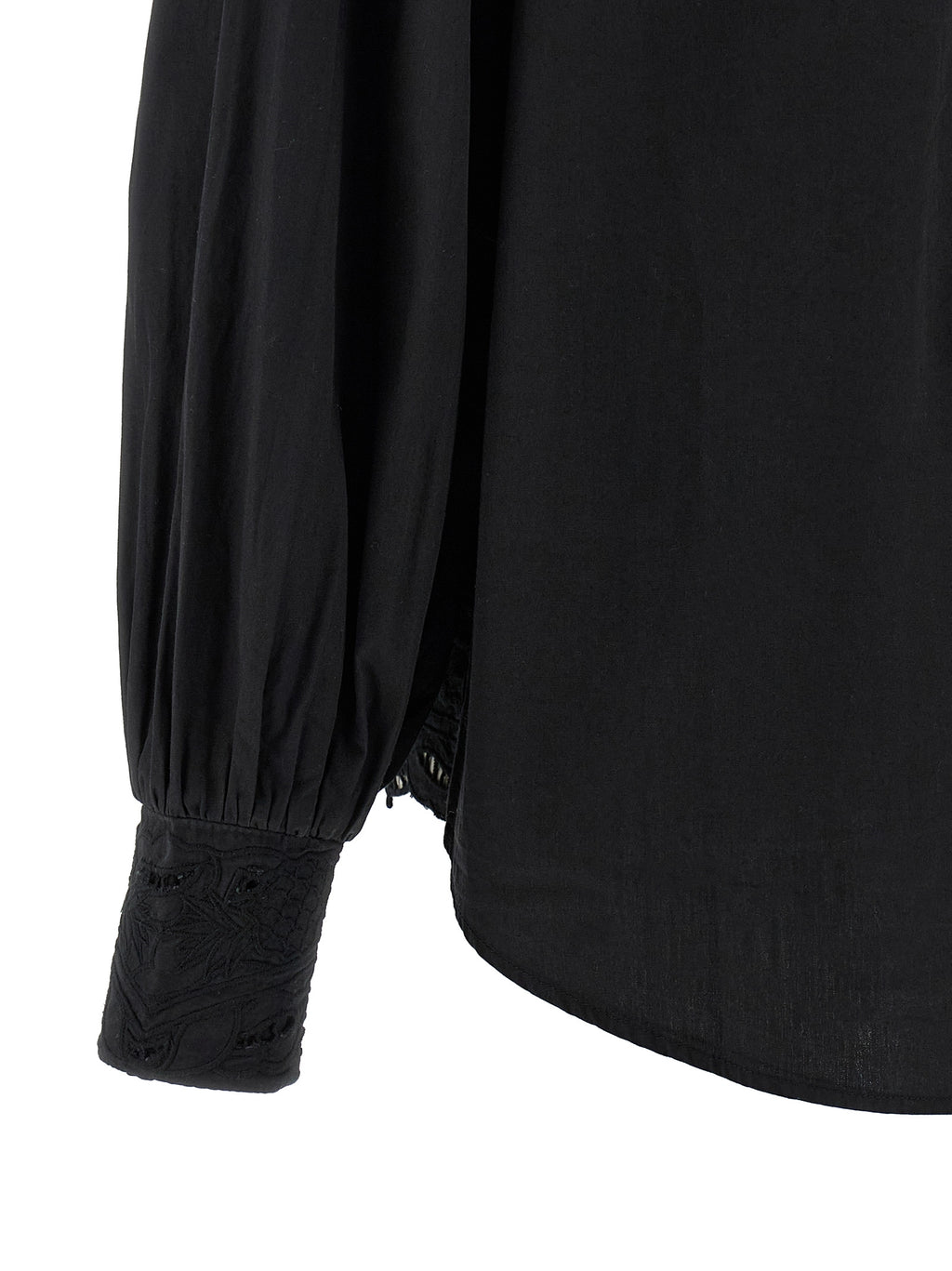 FARM RIO Schwarze Baumwollbluse