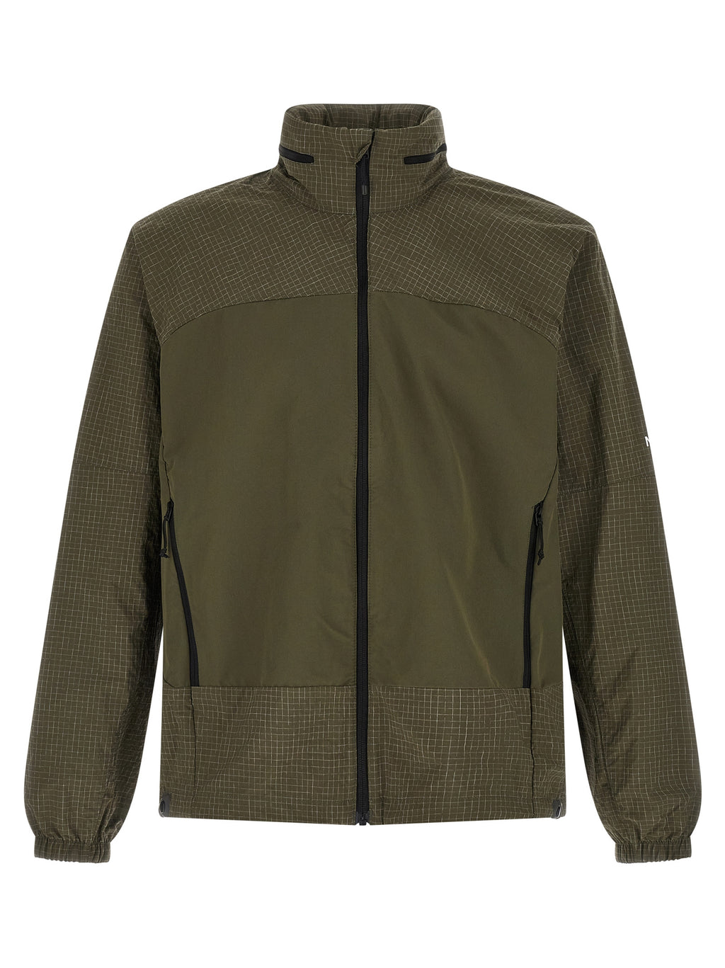 The North Face Zweifarbige Nylon-Shell-Jacke