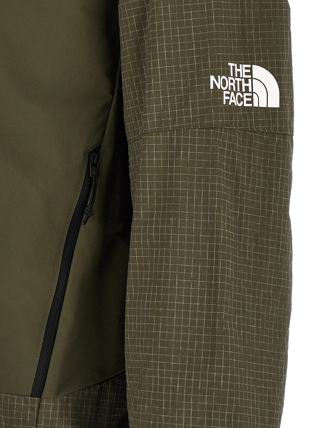 The North Face Zweifarbige Nylon-Shell-Jacke