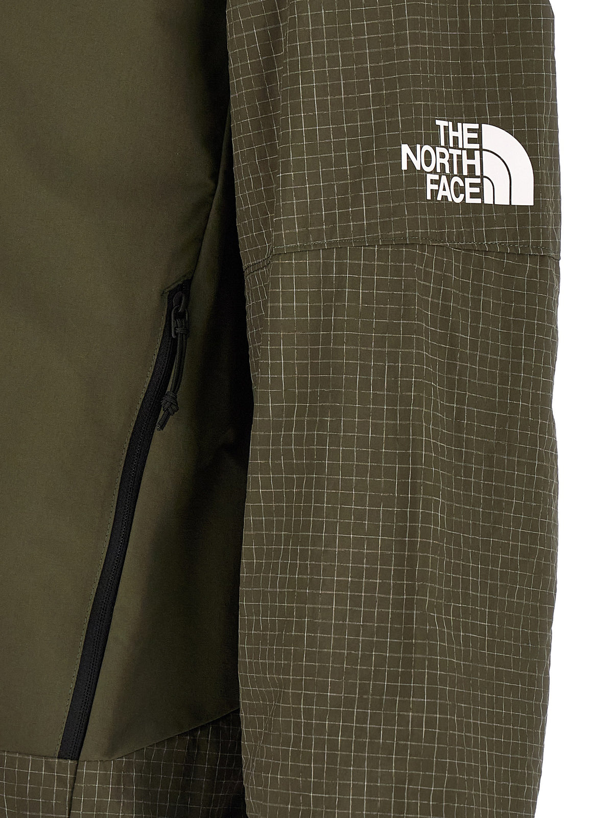 The North Face Zweifarbige Nylon-Shell-Jacke
