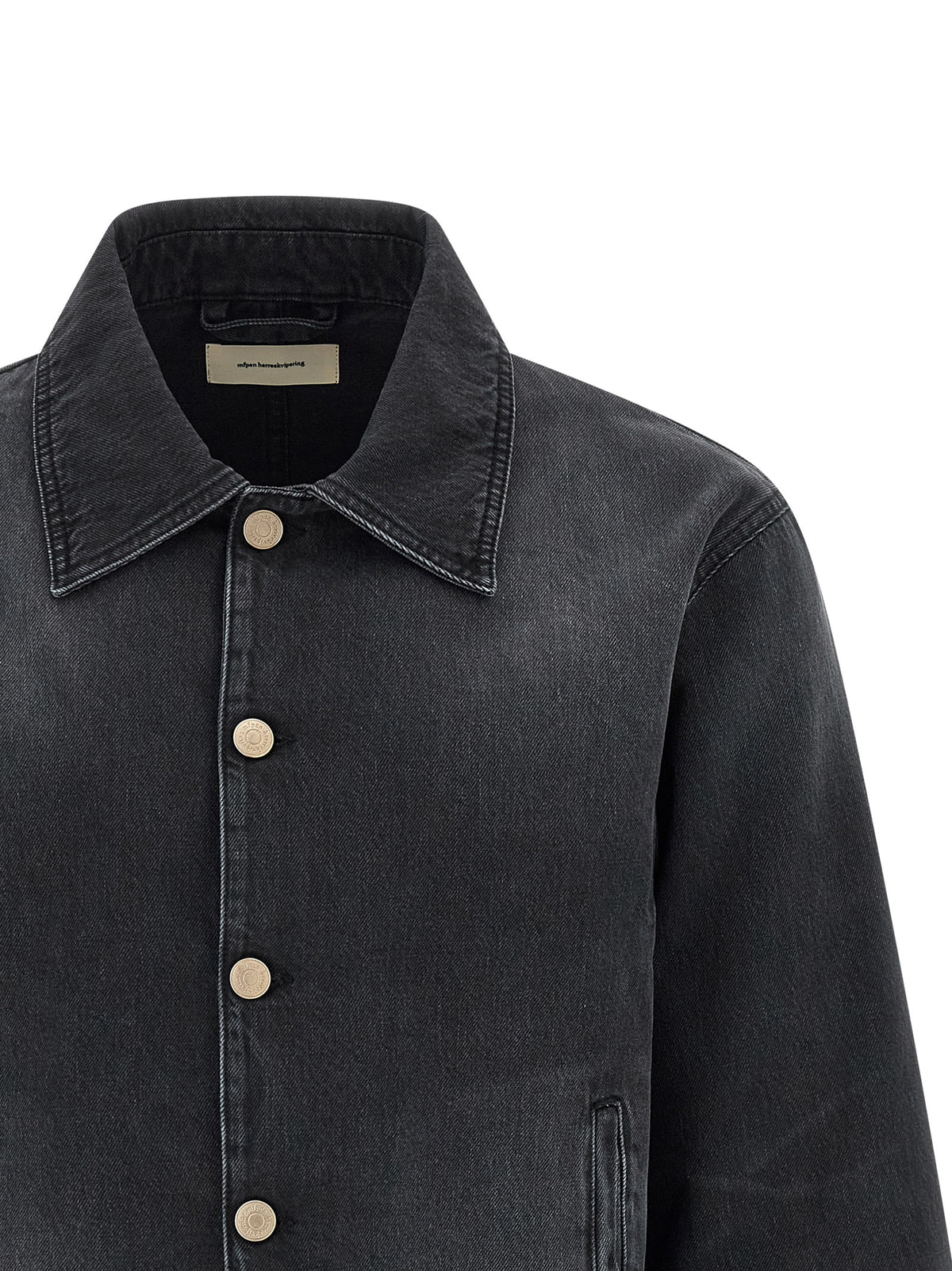 MFPEN Schwarze Jeansjacke aus Bio-Baumwolle