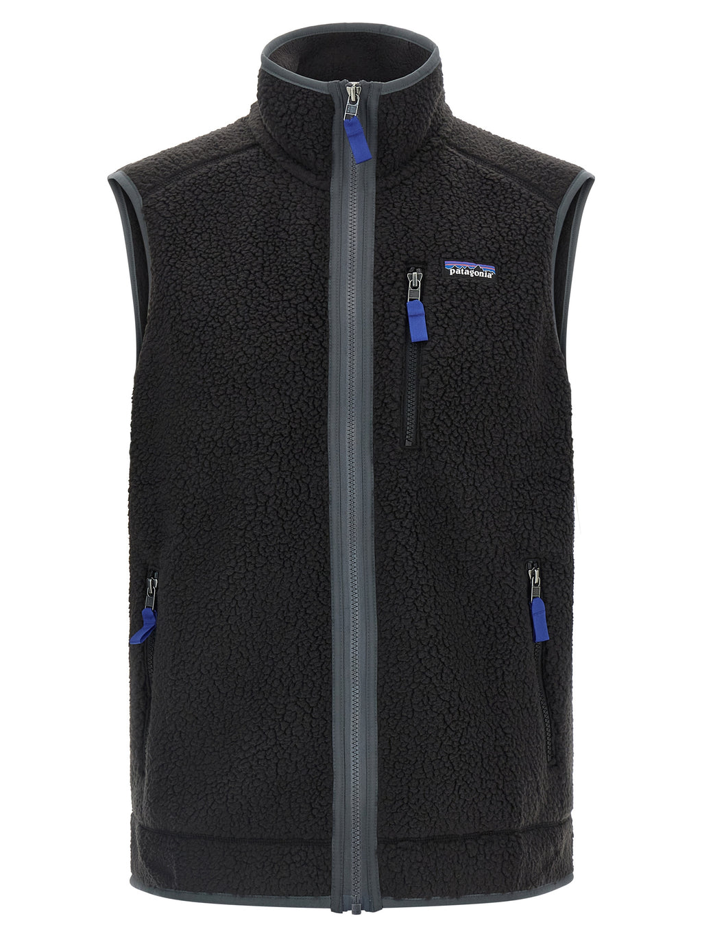 PATAGONIA Schwarze ärmellose Jacke aus Polyester