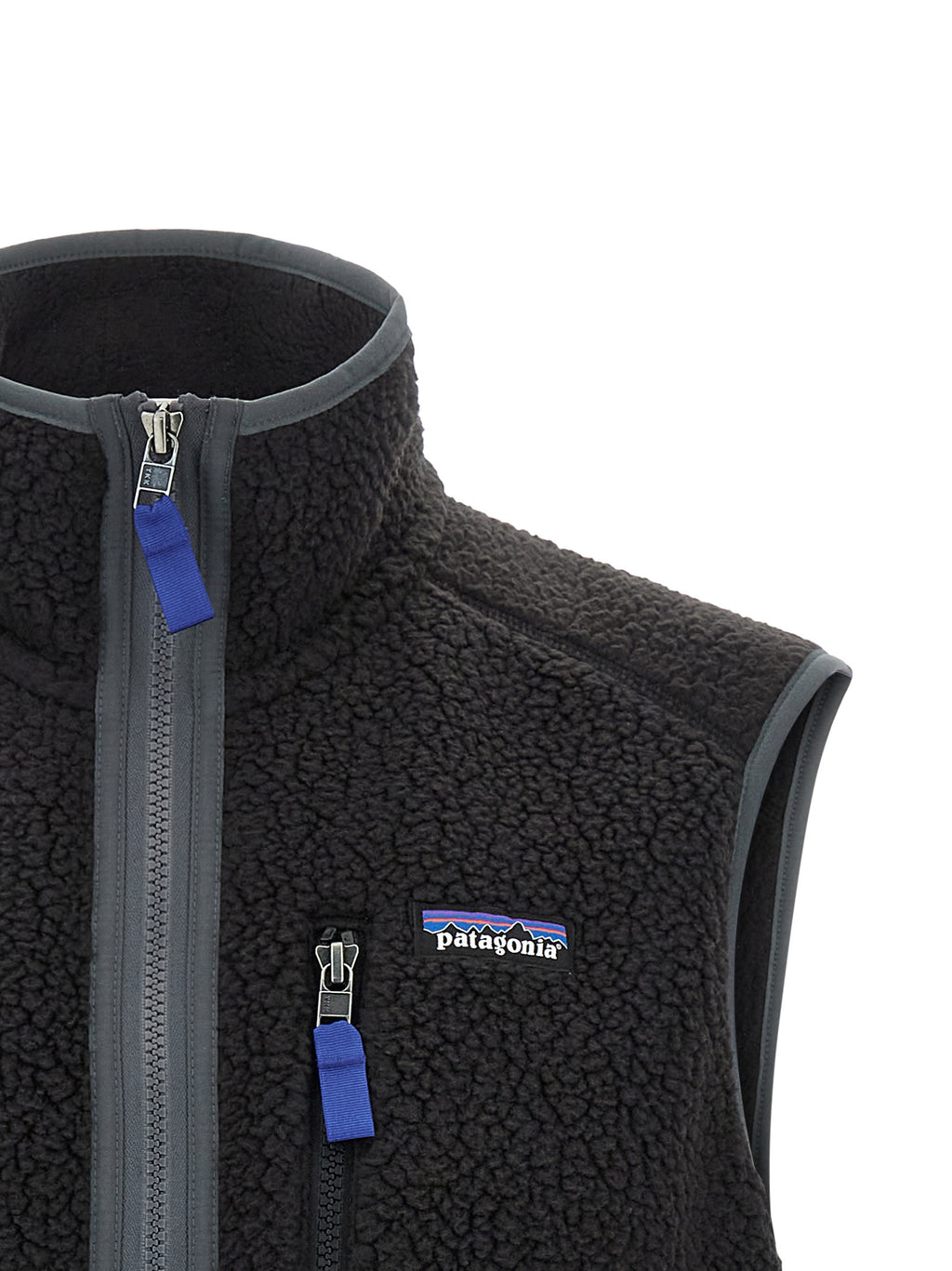 PATAGONIA Schwarze ärmellose Jacke aus Polyester