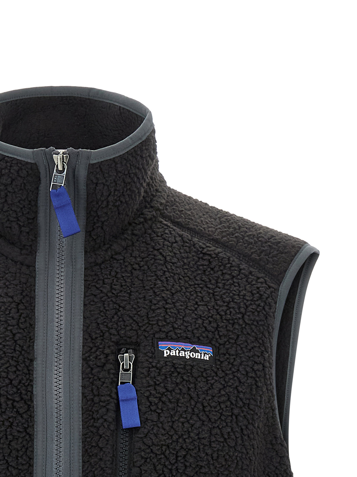 PATAGONIA Schwarze ärmellose Jacke aus Polyester