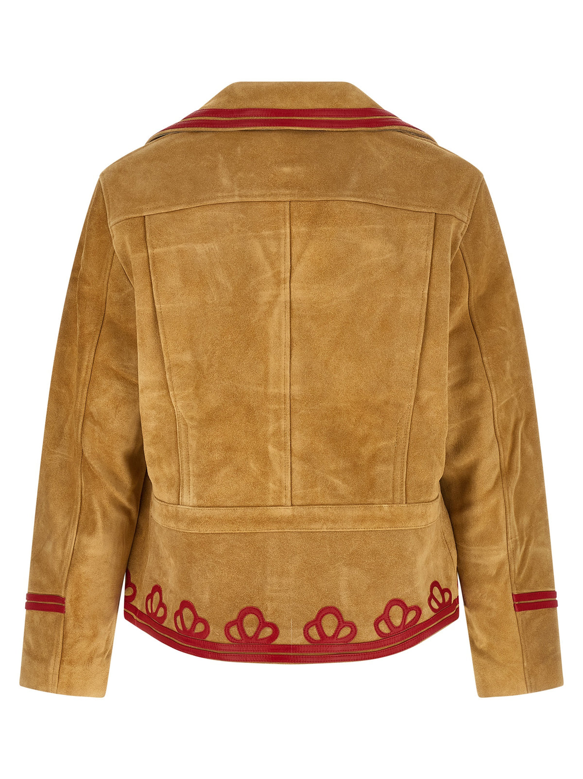 BODE Beige Cowhide Lederjacke