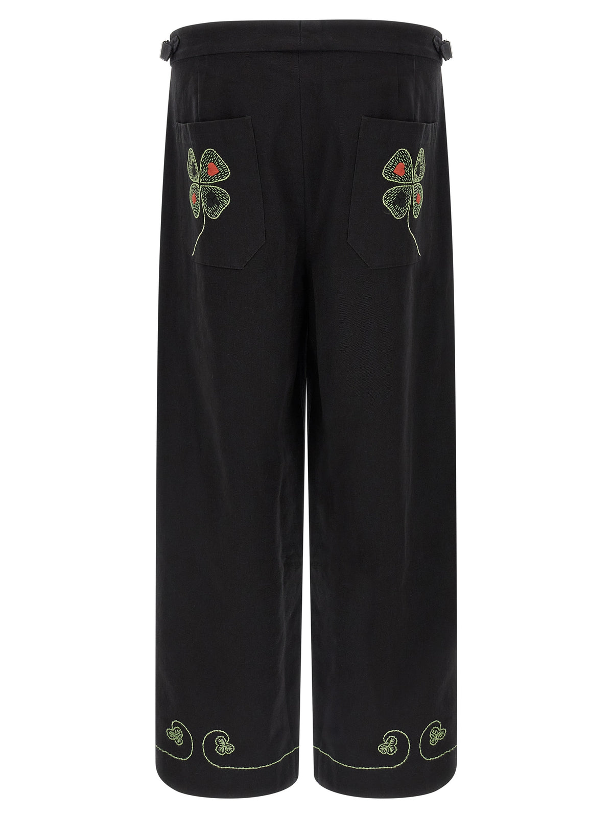 BODE Schwarze Baumwoll-Freizeithose