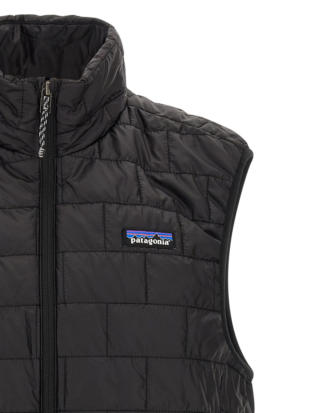 PATAGONIA Schwarze ärmellose Jacke aus Polyester