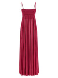 Zimmermann Langes Kleid aus Viskose in Fuchsia