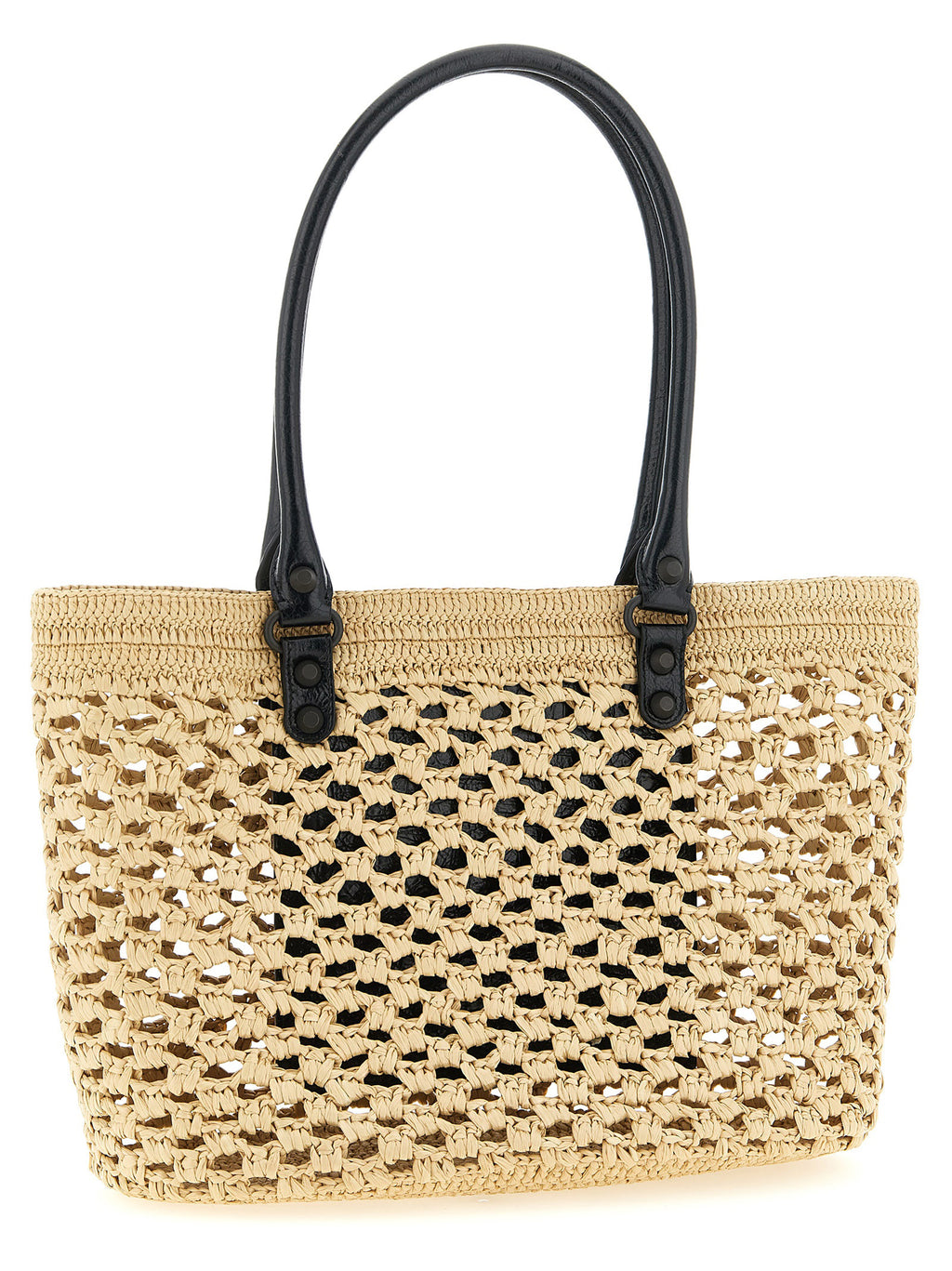 Balenciaga Schultertasche aus beiger Viskose