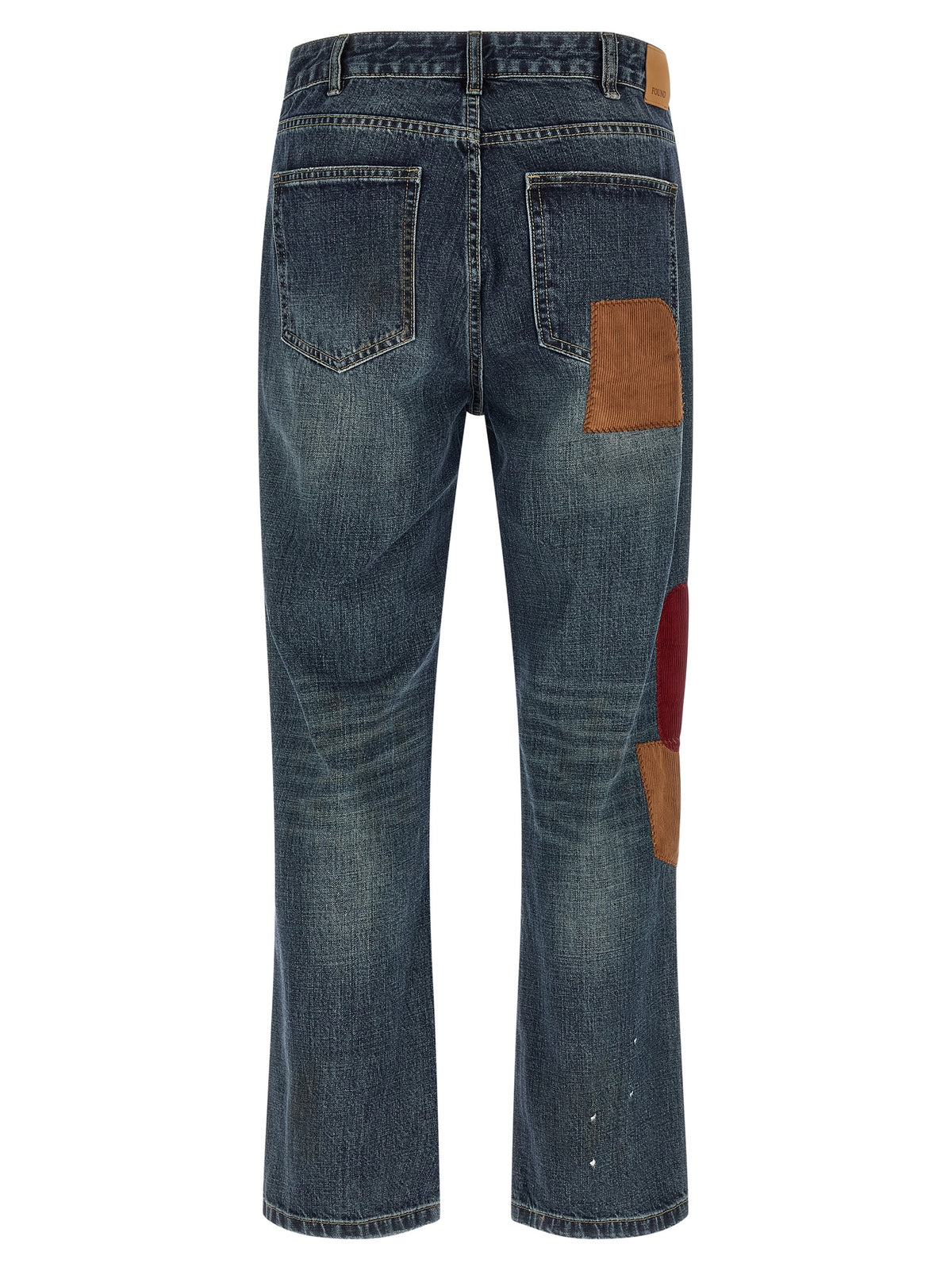 FOUND Blaue Jeans aus Baumwolle im geraden Schnitt