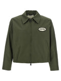 SECOND/LAYER Bicolor-Polyester-Bomberjacke