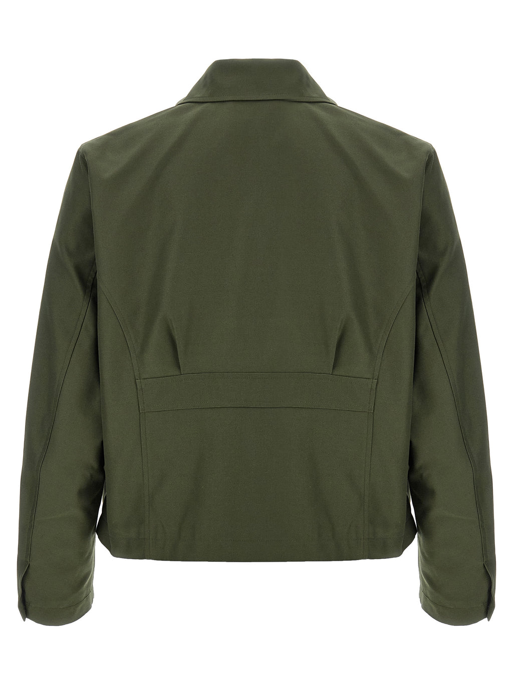 SECOND/LAYER Bicolor-Polyester-Bomberjacke