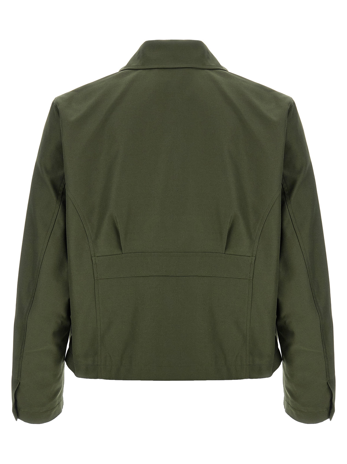 SECOND/LAYER Bicolor-Polyester-Bomberjacke