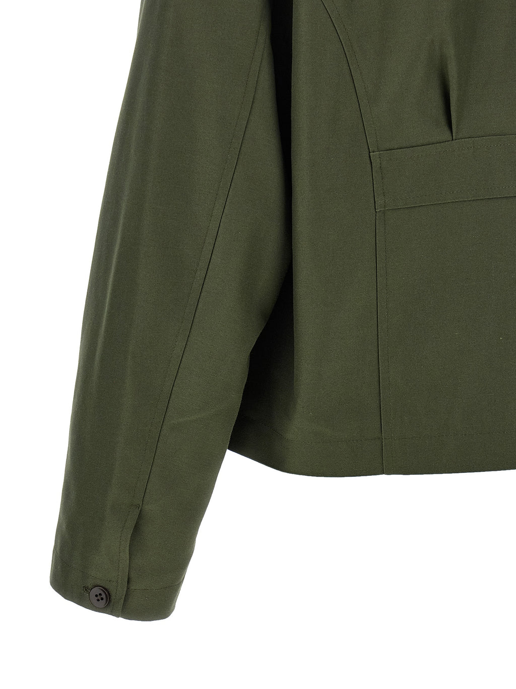 SECOND/LAYER Bicolor-Polyester-Bomberjacke