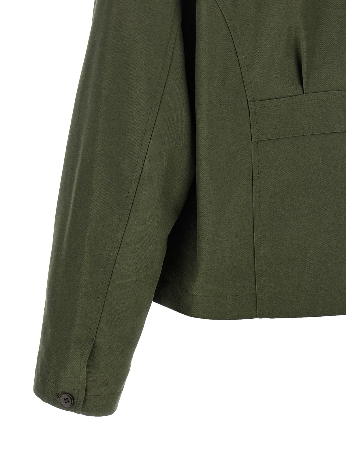 SECOND/LAYER Bicolor-Polyester-Bomberjacke