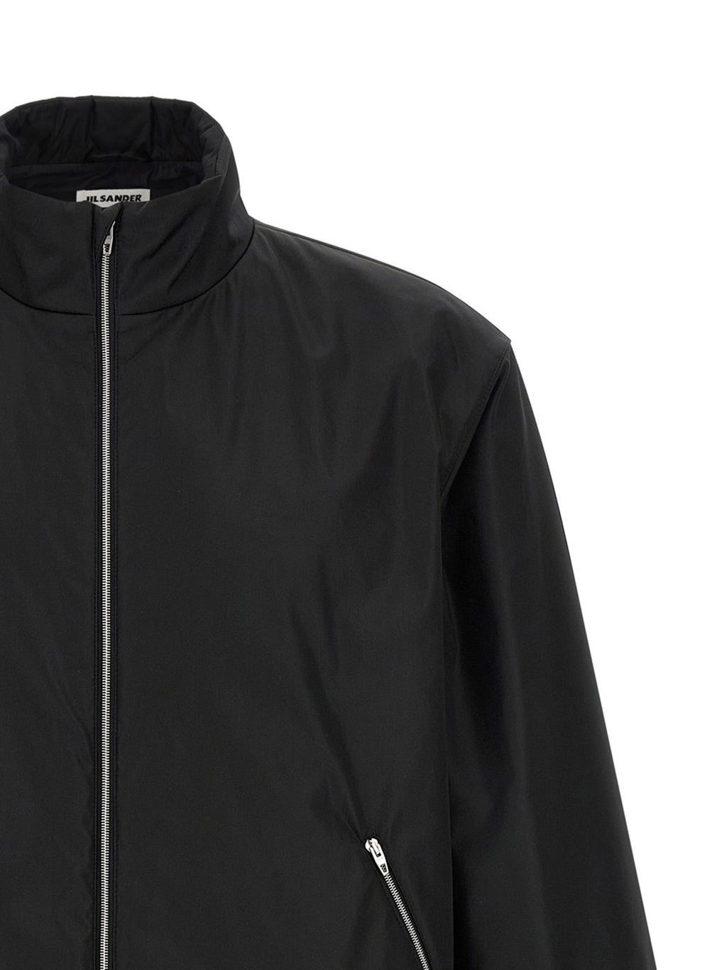 Jil Sander Schwarze Polyester-Jacke