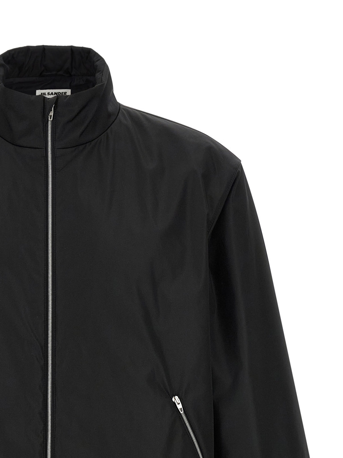 Jil Sander Schwarze Polyester-Jacke