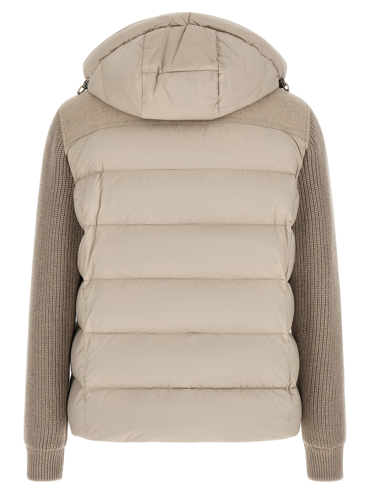 MooRER Beige Wollmantel Lang