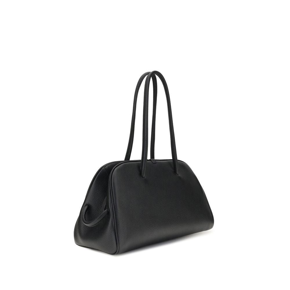 Jacquemus Schwarze Kalbsleder Bos Taurus Handtasche