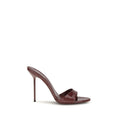 Paris Texas Bordeaux Calf Leather Bos Taurus Stiletto-Sandalen