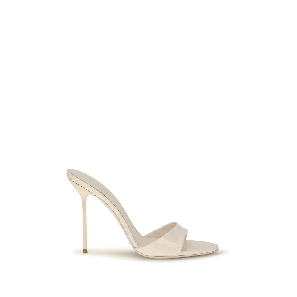 Paris Texas Beige Kalbsleder Bos Taurus Stiletto-Sandalen