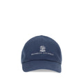Brunello Cucinelli Blaue Baumwollkappe (Baseball Cap)