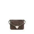 Valentino Garavani Braune Kalbsleder-Tasche Bos Taurus