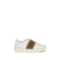 Valentino Garavani Weiße Bos Taurus Kalbsleder Athletic Sneaker