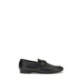 Valentino Garavani Schwarze "Bos Taurus" Kalbsleder Loafer zum Hineinschlüpfen